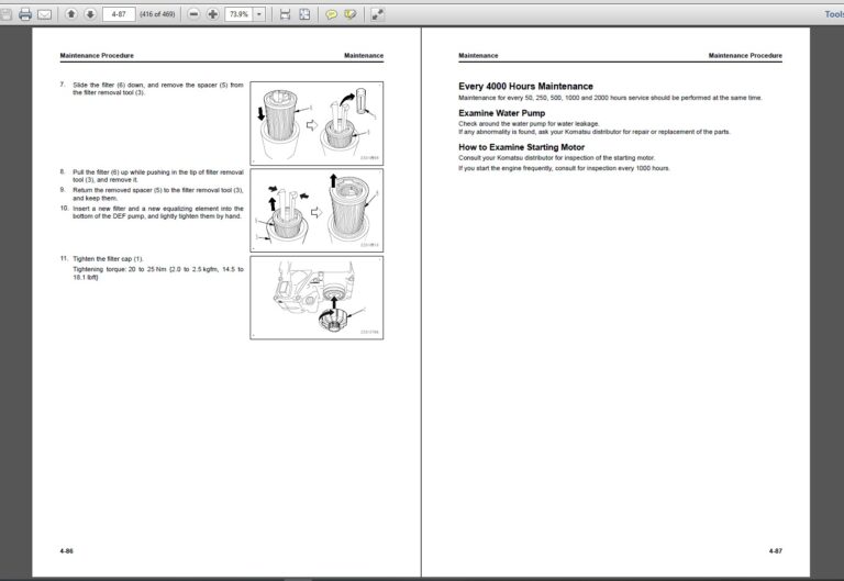 D51EX-24, D51PX-24 Bulldozer Operation and Maintenance Manual PDF