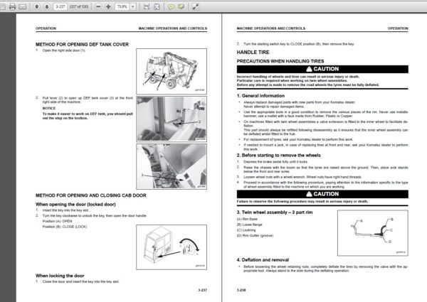 PW180-11E0 Operator’s and maintenance Manual PDF