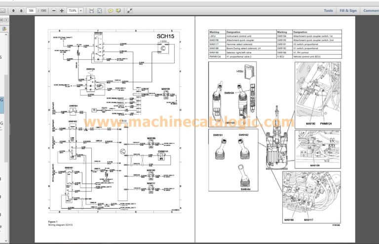 EW60E Wheeled Hydraulic Excavator Repair and Service Manual PDF
