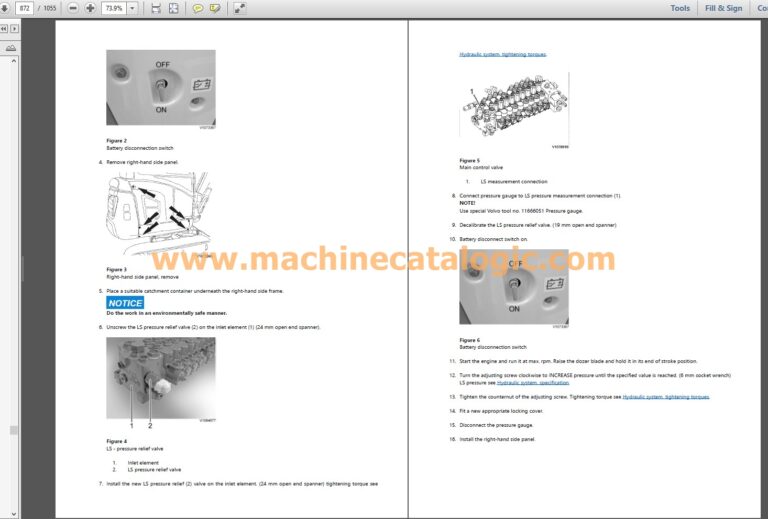 EC18C Crawler Excavator Repair and Service Manual PDF Index