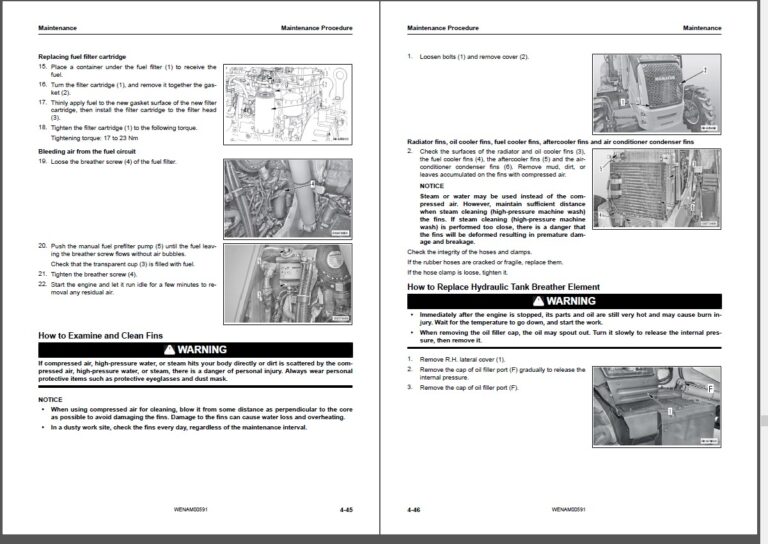 WB97R-8E0 Maintenance manual