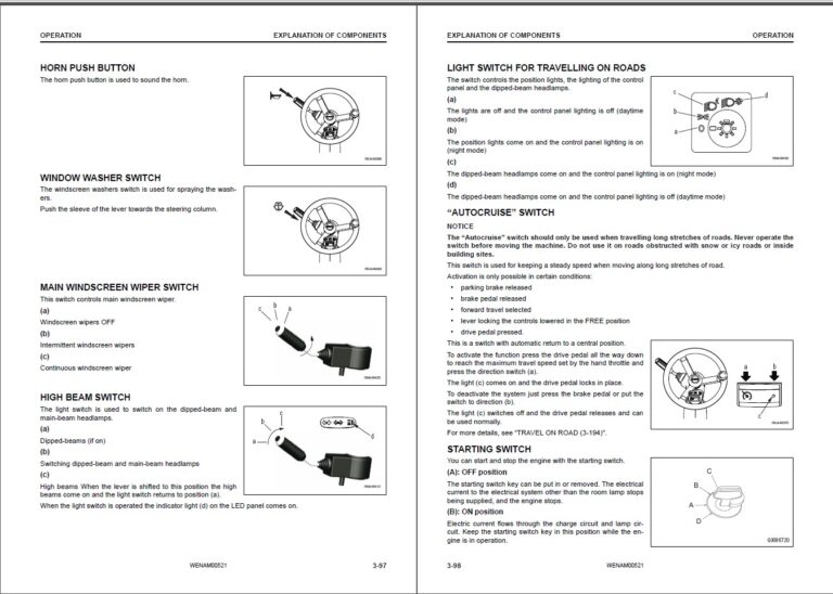 Komatsu PW98MR-11E0 Maintenance Manual