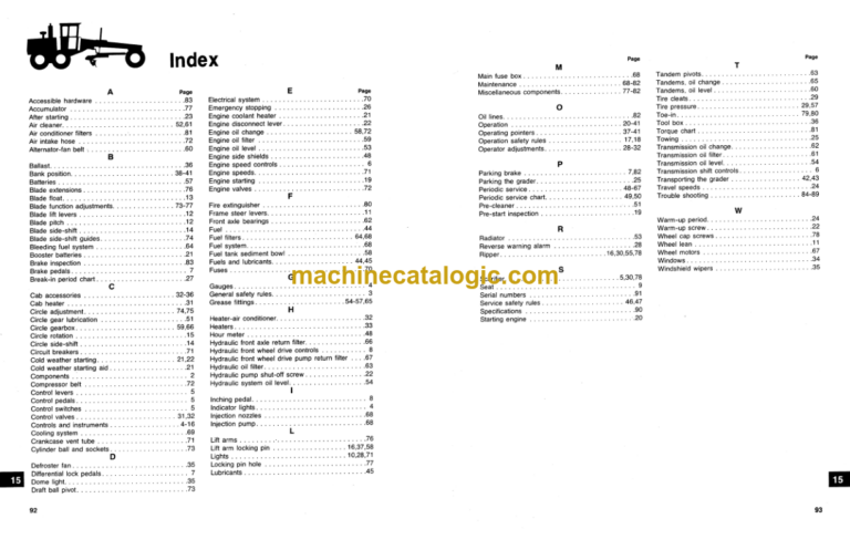 John Deere JD770-A AND JD772-A Motor Graders Operators Manual (OMT71941)