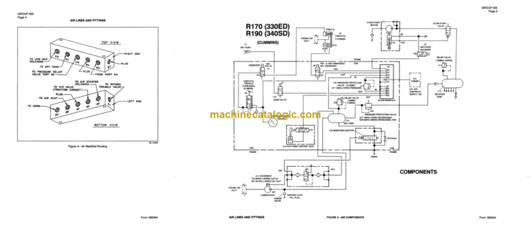 Hitachi R170 329-330ED R190 339-340SD Service Manual