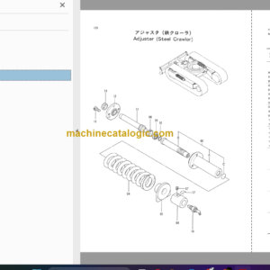 Hitachi EX12 Excavator Parts Catalog & Equipment Components Parts Catalog