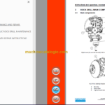 Sandvik DS511C Drill Rig Service and Parts Manual (115B42360-1)