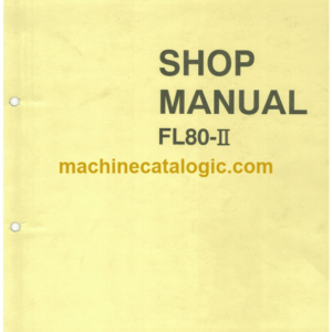 Furukawa FL80-2 Shop Manual