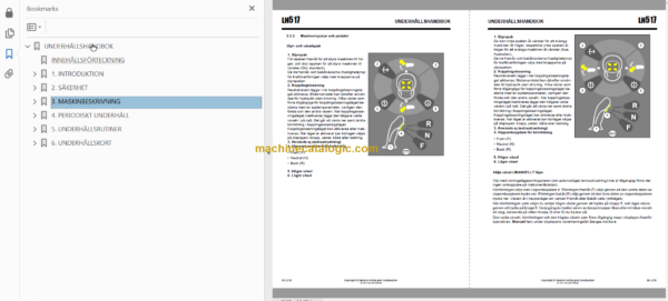 Sandvik LH517 Mining Loader Operator's and Maintenance Manual (L217D330 Swedish)