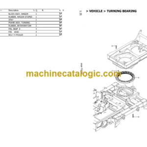 YANMAR C30R-3 Crawler Carrier Parts Catalog