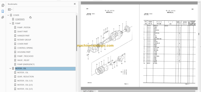 Hitachi HX140B-2 Parts Catalog & Equipment Components Parts Catalog
