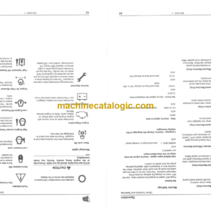 JCB JZ140 JZ140HD JZ235 JZ255 Tracked Excavator Operator Manual