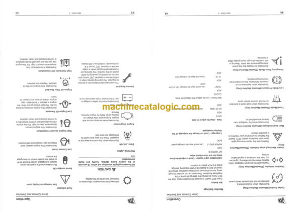 JCB JZ140 JZ140HD JZ235 JZ255 Tracked Excavator Operator Manual