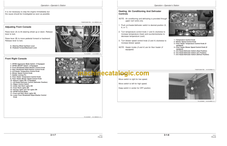 John Deere C Series II Motor 770CHII Graders Operators Manual (OMT204247)