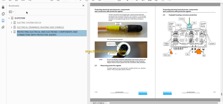 Sandvik DS512i Rock Bolter Service and Parts Manual (SN 120B52514-1)