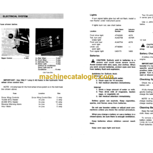 John Deere 670A AND 672A Motor Graders Operators Manual (OMT74697)