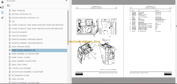 Sandvik LH517i Mining Loader Service and Parts Manual (L917D690)