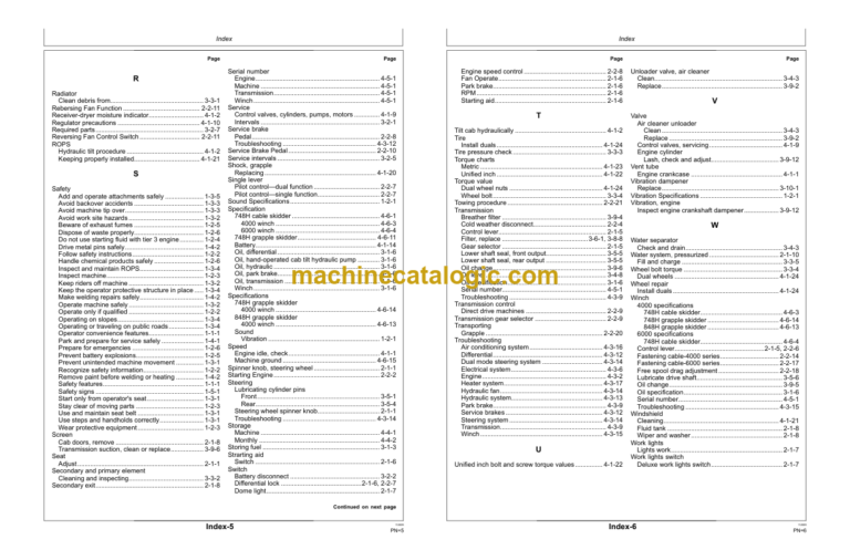 Timberjack 748H Skidder Operators Manual