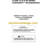 Timberjack Clark LD Transmission CTM 365 Component Technical Manual