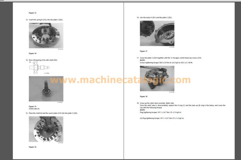 EW60E Wheeled Hydraulic Excavator Repair and Service Manual PDF