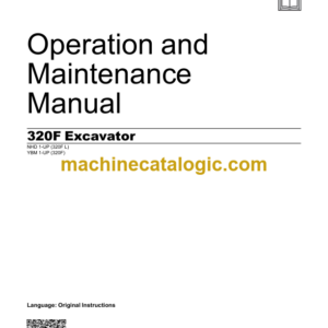 Caterpillar 320F Excavator Operation and Maintenance Manual