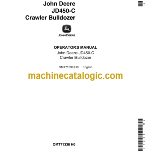 John Deere JD450-C Crawler Bulldozer Operators Manual (OMT71338)