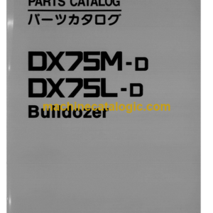 Hitachi DX75M-D DX75L-D Bulldozer Parts Catalog