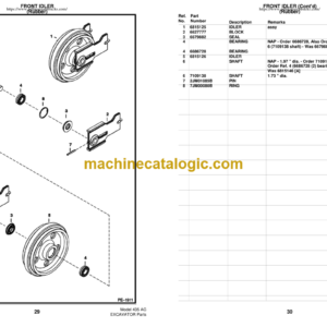 Bobcat 435 AG SERIES Excavator Parts Manual