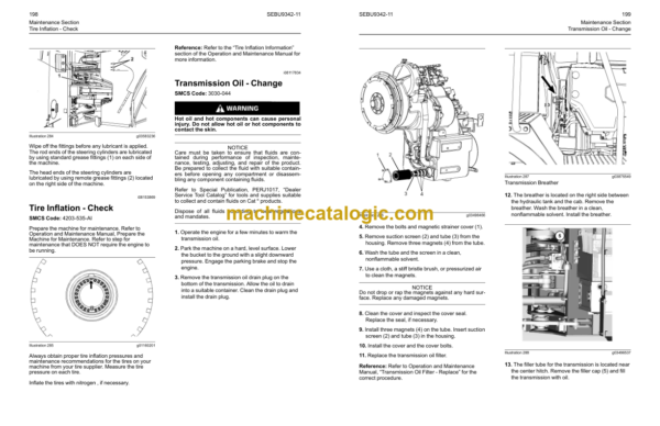 Caterpillar 950GC Wheel Loader Operation and Maintenance Manual