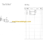 Hitachi DX75M-D DX75L-D Bulldozer Parts Catalog
