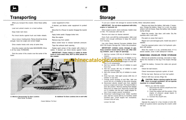 John Deere JD450-C Crawler Bulldozer Operators Manual (OMT71338)