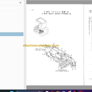 Hitachi EX15-2 Excavator Parts Catalog & Equipment Components Parts Catalog