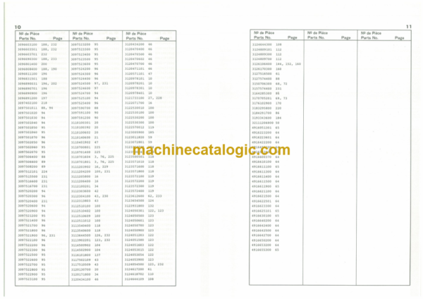 Furukawa FL200B FL230 6D20C Engine Parts Catalog