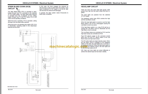 Hitachi EH1100-5 Rigid Dump Truck Technical and Assembly and Workshop Manual