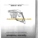 JCB JZ140 JZ140HD Tracked Excavator Operator Manual