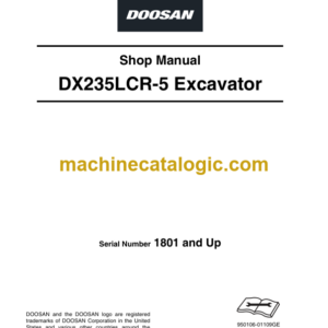 Doosan DX235LCR-5 Excavator Shop Manual