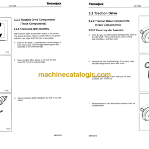 Timberjack Model 608 Carriers Workshop Manual (SN 977031-987326)