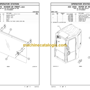 CAT 305E2 Mini Hydraulic Excavator Parts Manual