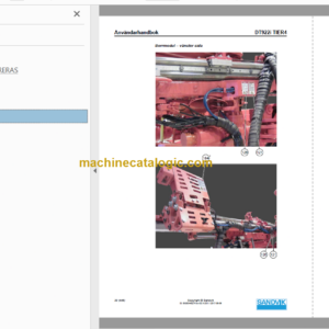 Sandvik DT922i Tunnelling Drill Operator’s and Maintenance Manual (117D47702-1 Swedish)