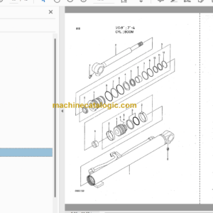 Hitachi JD17ZTS Excavator Parts Catalog & Equipment Components Parts Catalog