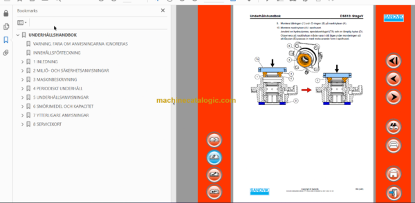 Sandvik DS512i Drill Rig Operator's and Maintenance Manual (120B68009-1 Swedish)