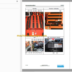 Sandvik LH517 Mining Loader Operator’s and Maintenance Manual (L617D441 Swedish)