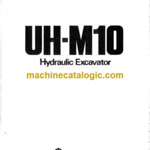 Hitachi UH-M10 Hydraulic Excavator Parts Catalog