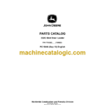 John Deere 332G Skid Steer Loader Parts Catalog (PC15046)