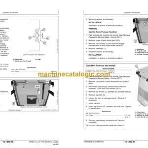 John Deere 310SL HL and 410L Backhoe Loader Repair Technical Manual (TM13300X19)