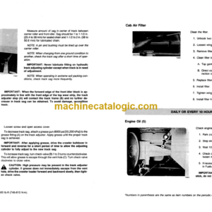 John Deere 750 Crawler Bulldozer and Low Ground Pressure Bullodezer Operators Manual (OMT76786)