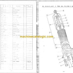 Hitachi UH-M10 Hydraulic Excavator Parts Catalog