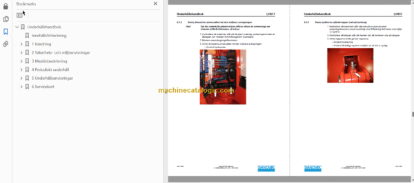 Sandvik LH517 Mining Loader Operator's and Maintenance Manual (L617D441 Swedish)