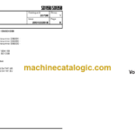 VOLVO SD115B SD135B Soil Compactor Parts Catalog