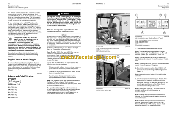 Caterpillar M318F M320F M322F Wheeled Excavators and MH3022 MH3024 MH3026 Material Handlers Operation and Maintenance Manual