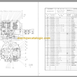 Hitachi MA100U Soft Terrain Machine Parts Catalog & Equipment Components Parts Catalog